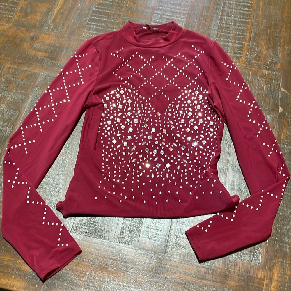 Red body suit